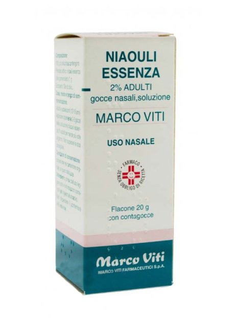 NIAOULI ESSENZA (MARCO VITI)*AD gtt orl 20 g 2%