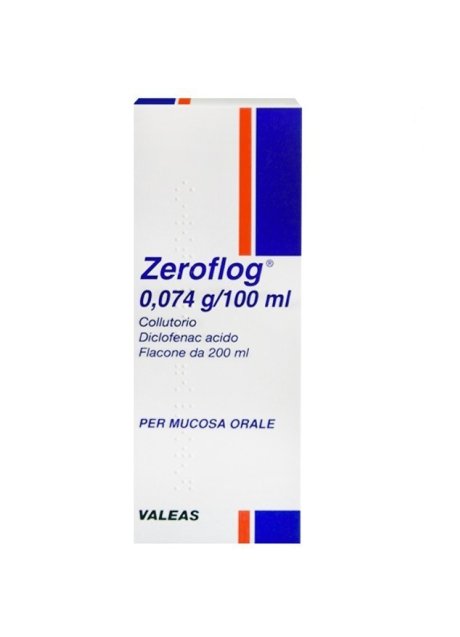 ZEROFLOG*collutorio 200 ml 0,074 g/100 ml