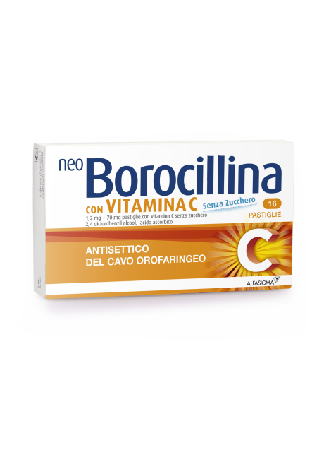 NEOBOROCILLINA C*16 pastiglie 1,2 mg + 70 mg senza zucchero