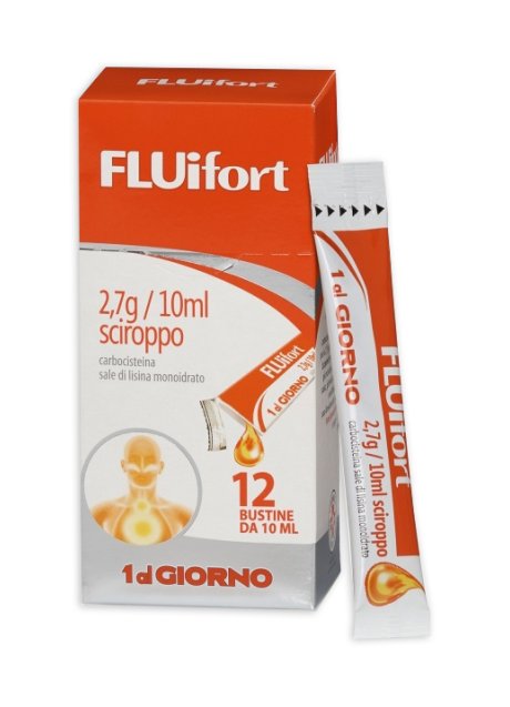 FLUIFORT*sciroppo 12 bustine 2,7 g/10 ml