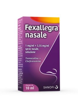 FEXALLEGRA NASALE*spray nasale 10 ml 1 mg/ml + 3,55 mg/ml