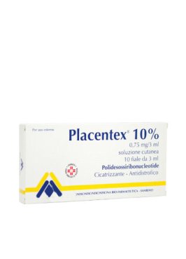PLACENTEX*soluz cutanea 10 fiale 0,75 mg 3 ml