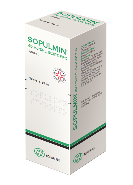 SOPULMIN*sciroppo 200 ml 0,8 g/100 ml