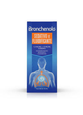 BRONCHENOLO SEDATIVO E FLUIDIFICANTE*sciroppo 150 ml 1,5 mg/ml + 10 mg/ml