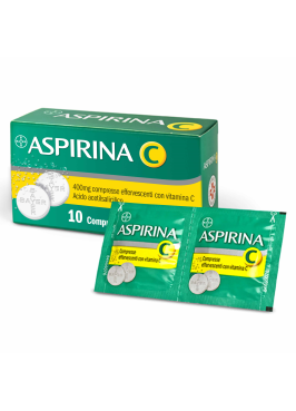 ASPIRINA C*10 cpr eff 400 mg + 240 mg con vitamina C