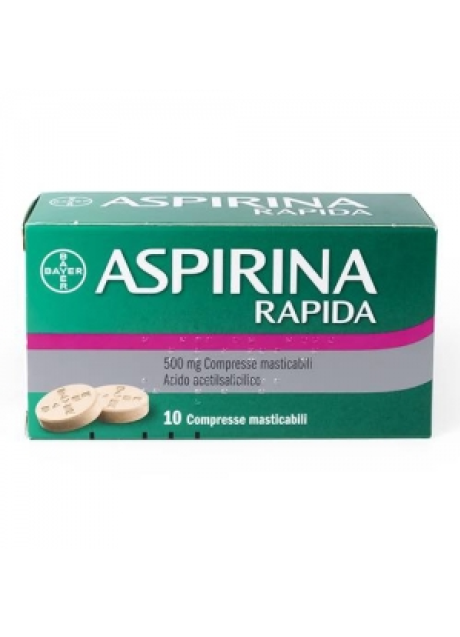 ASPIRINA RAPIDA*10 cpr mast 500 mg