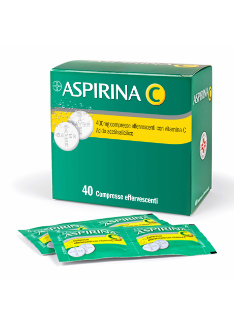 ASPIRINA C*40 cpr eff 400 mg + 240 mg con vitamina C