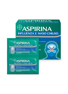 ASPIRINA INFLUENZA E NASO CHIUSO*orale 20 bust 500 mg + 30 mg