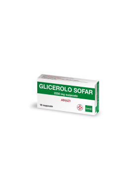GLICEROLO (SOFAR)*AD 18 supp 2.250 mg