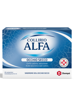 COLLIRIO ALFA OCCHIO SECCO*20 monod collirio 0,5 ml 0,4%