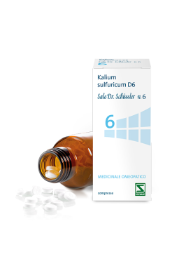 KALIUM SULFURICUM D6 SALE DR.SCHUSSLER N.6*D6 200 cpr flacone