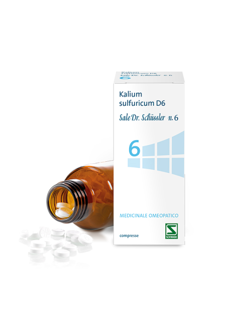 KALIUM SULFURICUM D6 SALE DR.SCHUSSLER N.6*D6 200 cpr flacone