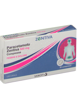 PARACETAMOLO (ZENTIVA)*20 cpr 500 mg