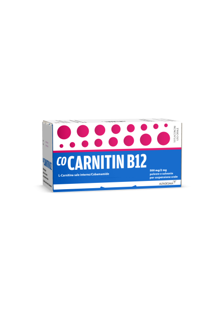 COCARNITIN B12*orale sosp 10 flaconcini 10 ml 500 mg + 2 mg