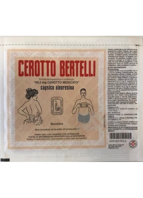 CEROTTO BERTELLI*cerotto medio 16 x 12 cm 3,3%