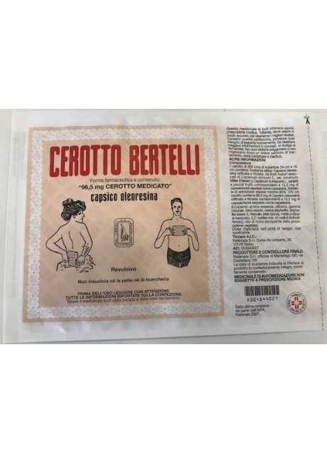 CEROTTO BERTELLI*cerotto grande 16 x 24 cm 3,3%