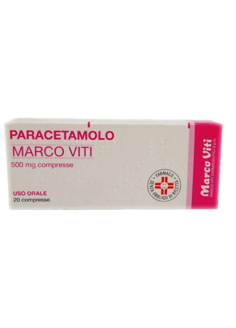 PARACETAMOLO (MARCO VITI)*20 cpr 500 mg
