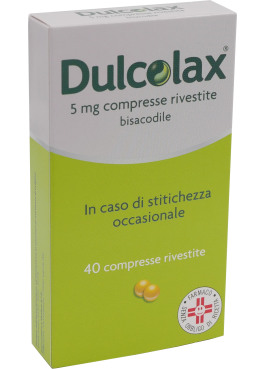 DULCOLAX*40 cpr riv 5 mg