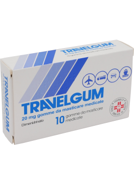 TRAVELGUM*10 gomme mast 20 mg