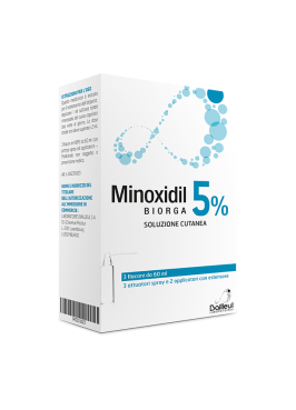 MINOXIDIL BIORGA (LABORATOIRES BAILLEUL)*soluz cutanea 3 flaconi 60 ml 5%