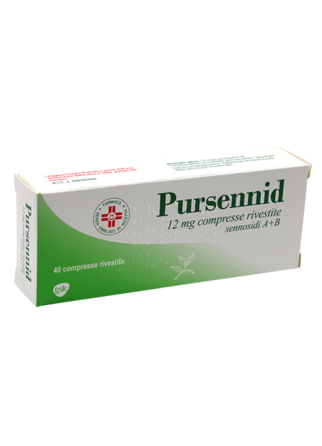 PURSENNID*40 cpr riv 12 mg