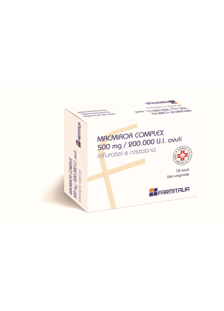 MACMIROR COMPLEX*12 ovuli vag 500 mg + 200.000 Unita' Internazionali