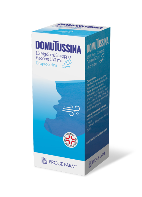 DOMUTUSSINA*sciroppo 150 ml 15 mg/5 ml