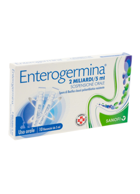 ENTEROGERMINA*orale sosp 10 flaconcini 2 mld 5 ml