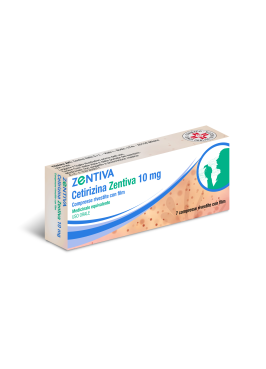 CETIRIZINA (ZENTIVA)*7 cpr riv 10 mg
