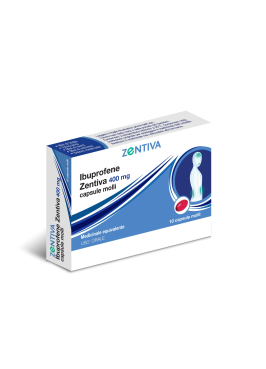 IBUPROFENE (ZENTIVA)*10 cps molli 400 mg