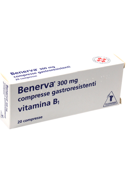 BENERVA*20 cpr gastrores 300 mg