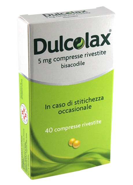 DULCOLAX*40 cpr riv 5 mg