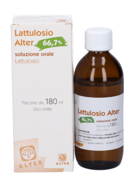 LATTULOSIO (ALTER)*sciroppo 180 ml 66,7% flacone