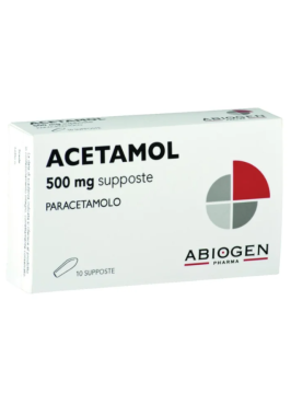 ACETAMOL*10 supp 500 mg