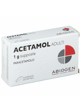 ACETAMOL*AD 10 supp 1 g