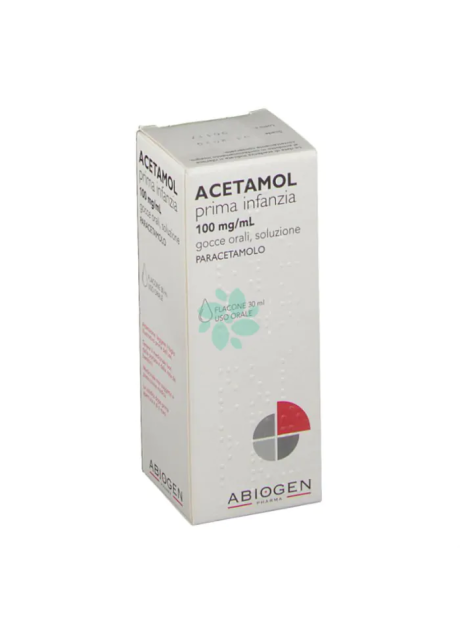 ACETAMOL PRIMA INFANZIA*orale gtt 30 ml 100 mg/ml