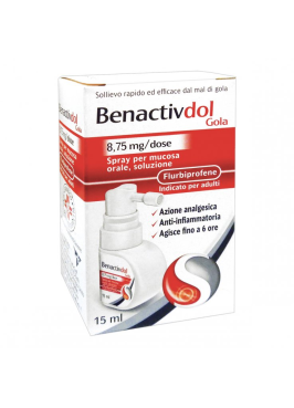 BENACTIVDOLMED*spray mucosa orale 15 ml 8,75 mg/ml